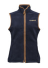 Fleece waistcoat, women, blue, XS