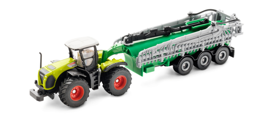 Toy XERION + slurry-tanker, 1:87,Siku