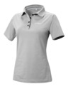Polo for woman, grey, 3XL