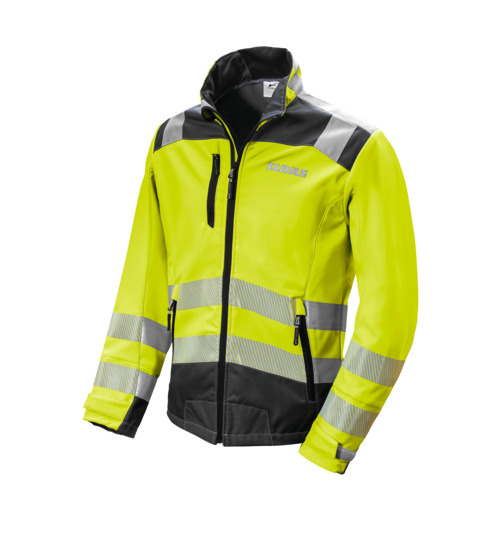 High-vis softshell jacket