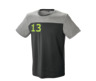 Football shirt for men, grey, XL