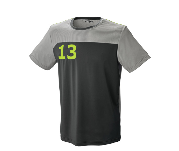 Football shirt for men, grey, XL