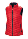 Reversible vest, navy-red, women, L