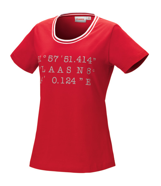 T-shirt, women, red, 3XL