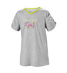 T-shirt, girls, grey, size 146/152