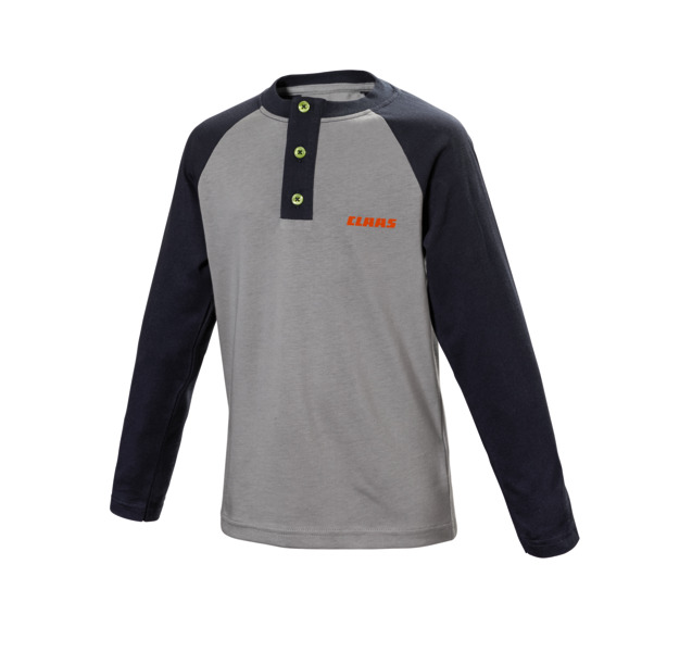 Longsleeve shirt, grey-blue,size 122/128
