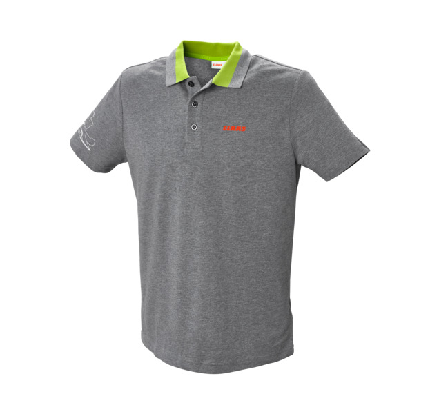 Polo shirt TRION, grey, 4XL