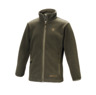 Fleece jacket, kids, dark green, 128
