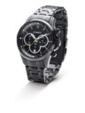 Chronographe pour hommes, noir