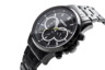 Chronographe pour hommes, noir