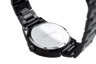 Montre pour femmes, noir, en acier
