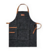Barbecue apron, grey