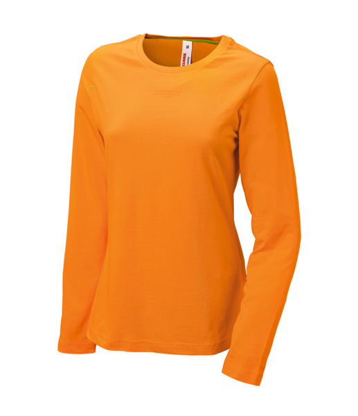 Longsleeve shirt CLAAS, women,orange,XS
