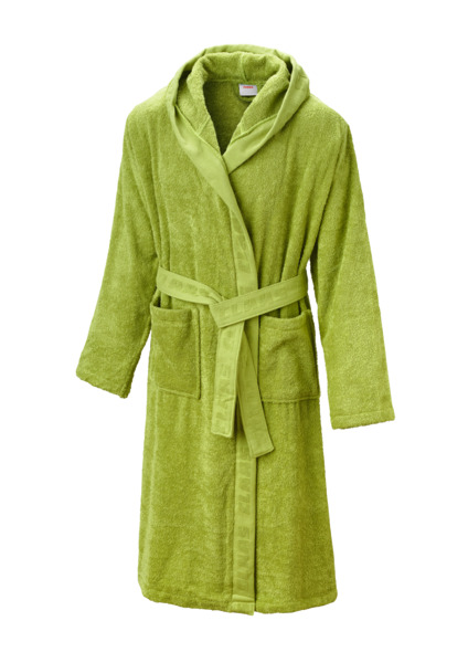 Bathrobe, green, S