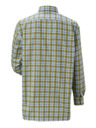 Shirt,mf,greenly check, long sleeve, 43