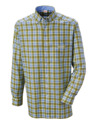 Shirt,mf,greenly check, long sleeve, 43
