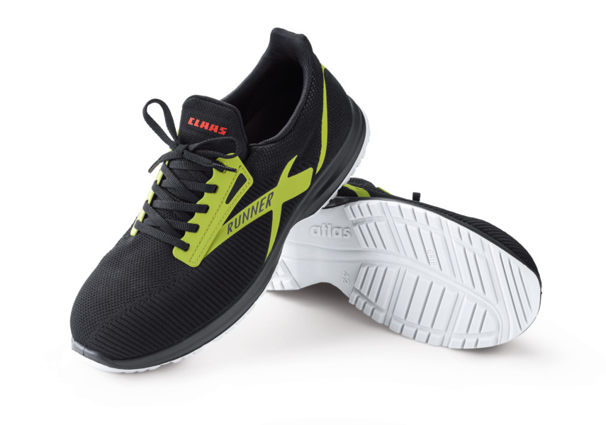 Safety-Shoe, WW, black-green, size 36