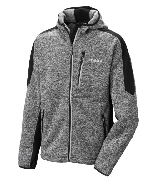 Knitted fleece jacket