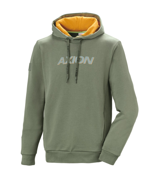Hoodie AXION, green, XS
