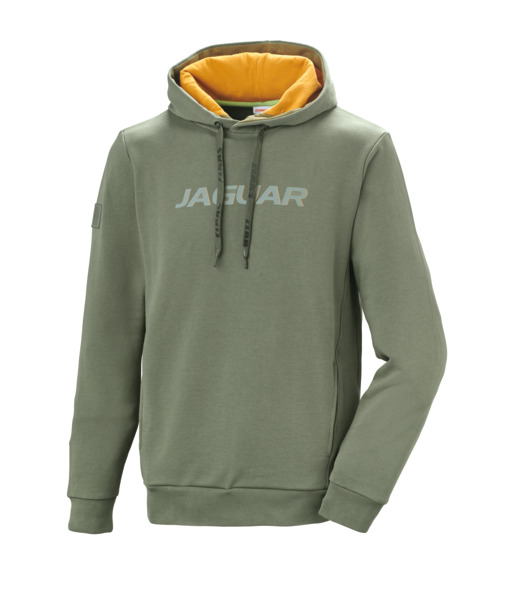 Hoodie JAGUAR, green, M