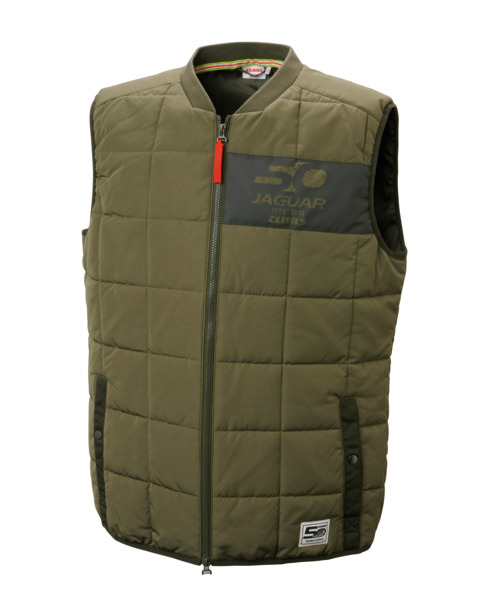 Padded gilet "50 Years JAGUAR Heritage C