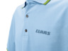 Polo CLAAS, light blue,D, XS