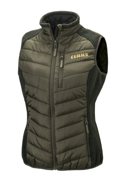 Padded gilet,women,green,38