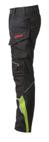 Trousers,WW,men,black-green,stretch,40