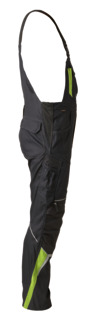 Work.dungarees,black-green,stretch,42