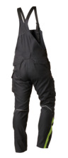Work.dungarees,black-green,stretch,42