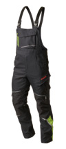 Work.dungarees,black-green,stretch,42